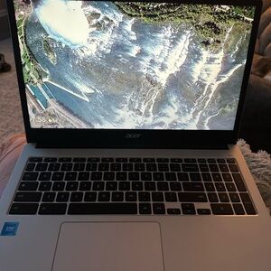 Acer Black and Silver Laptop